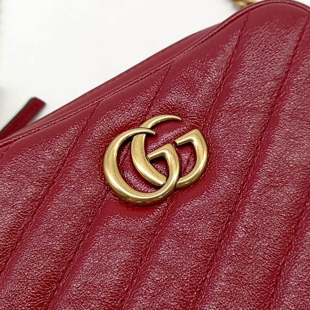 Gucci Marmont Chain Cross Bag (550155) (6120848)