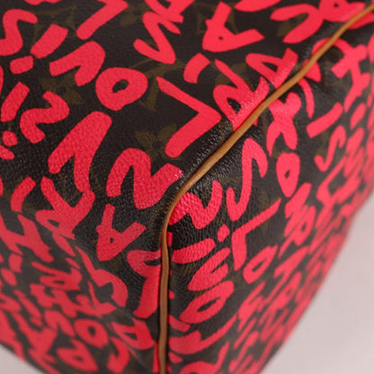 Louis Vuitton Monogram Graffiti Speedy 30 Hand Bag Pink M93704 Lv