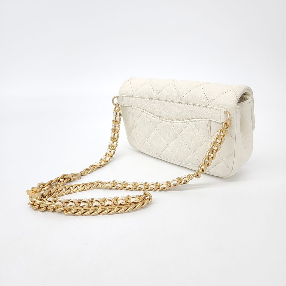 Chanel caviar chain belt bag (10040847)