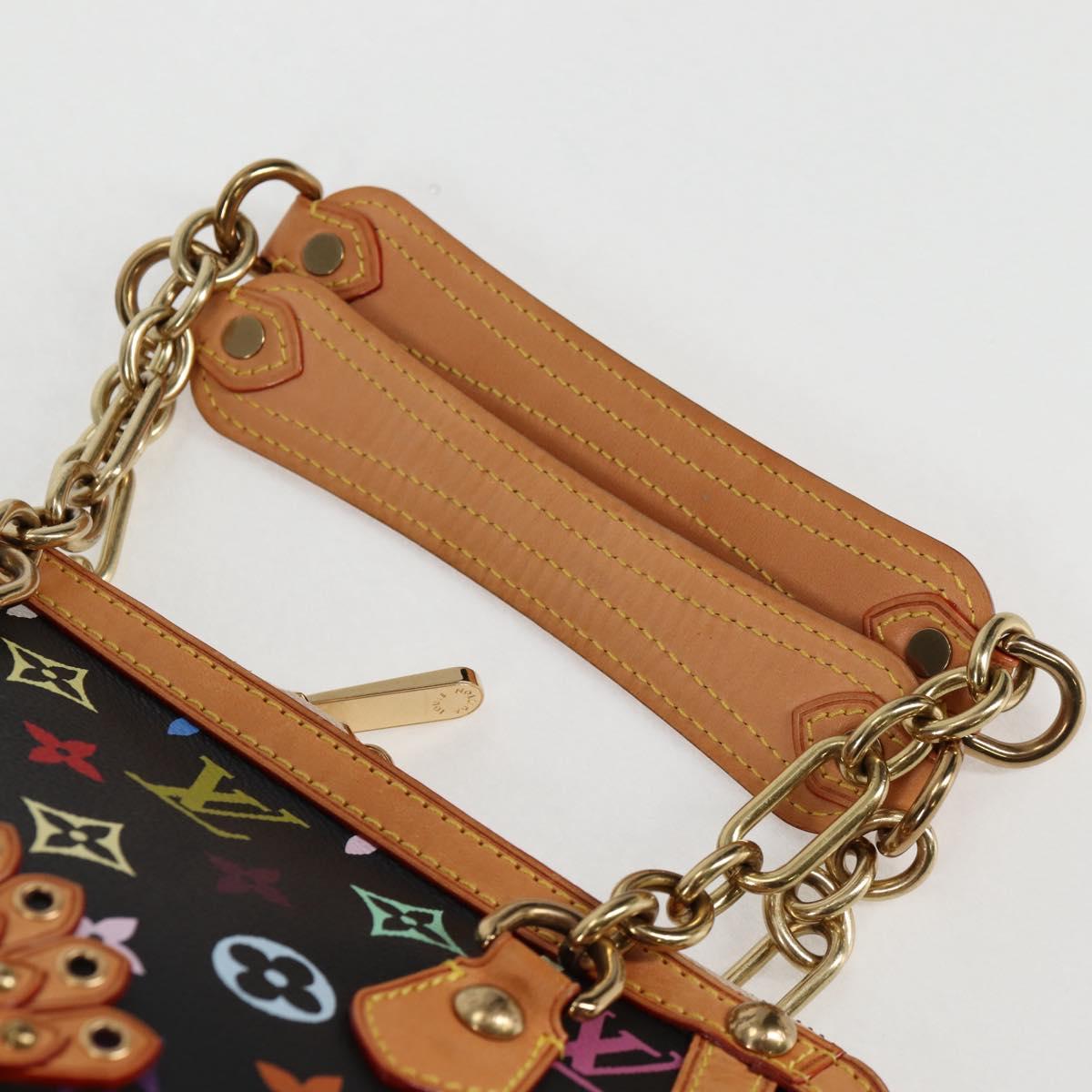 Louis Vuitton Monogram Multicolor Gracie Mm Hand Bag Black M92591