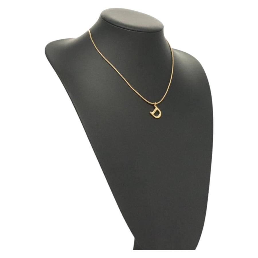 Christian Dior Necklace Metal Gold