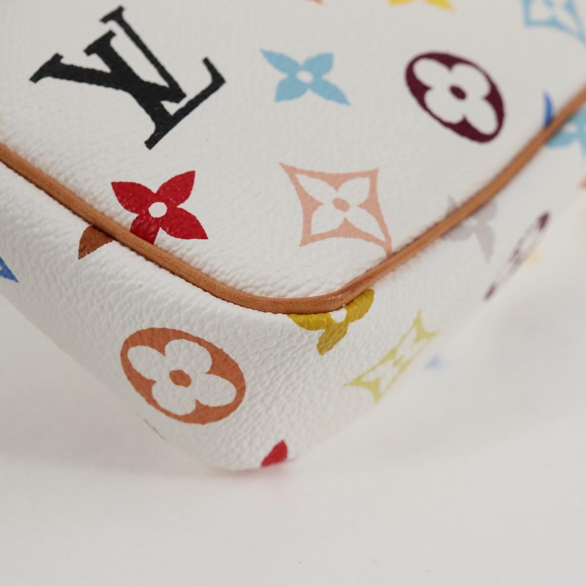 Louis Vuitton Multicolor Pochette Accessoires Pouch White M92649