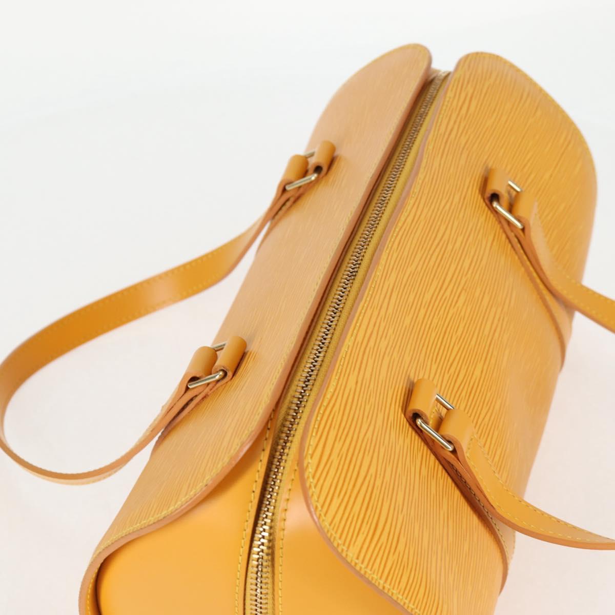 Louis Vuitton Epi Soufflot Hand Bag Yellow M52229 Lv