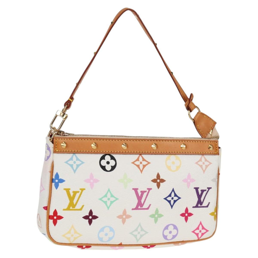 Louis Vuitton Multicolor Pochette Accessoires Pouch White M92649 Lv