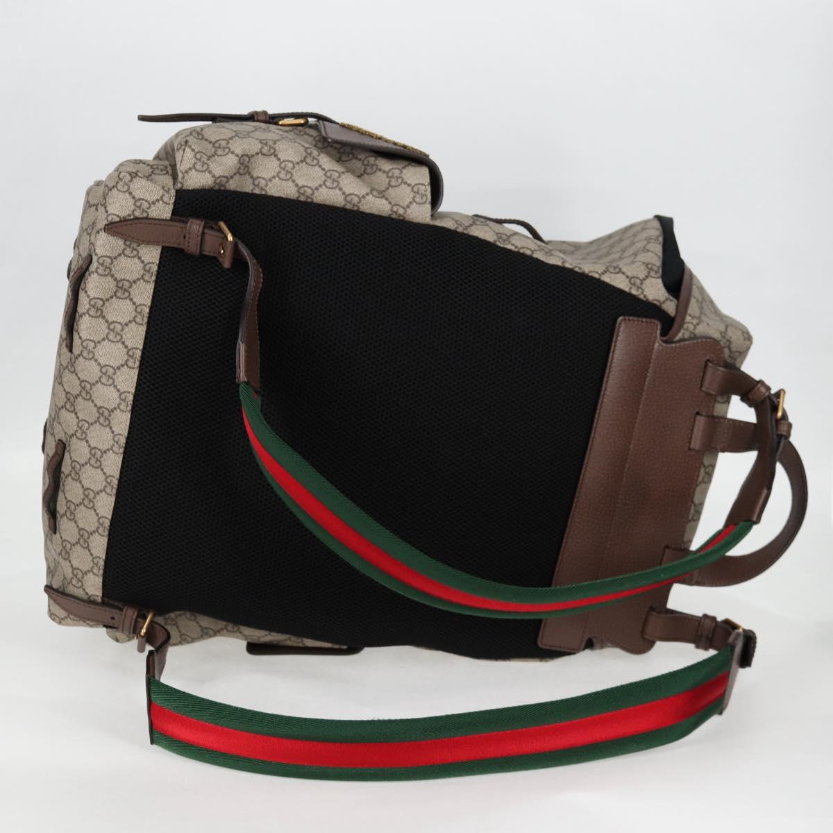 Gucci Gg Supreme Disney Collaboration Backpack Pvc Beige Gold 460029