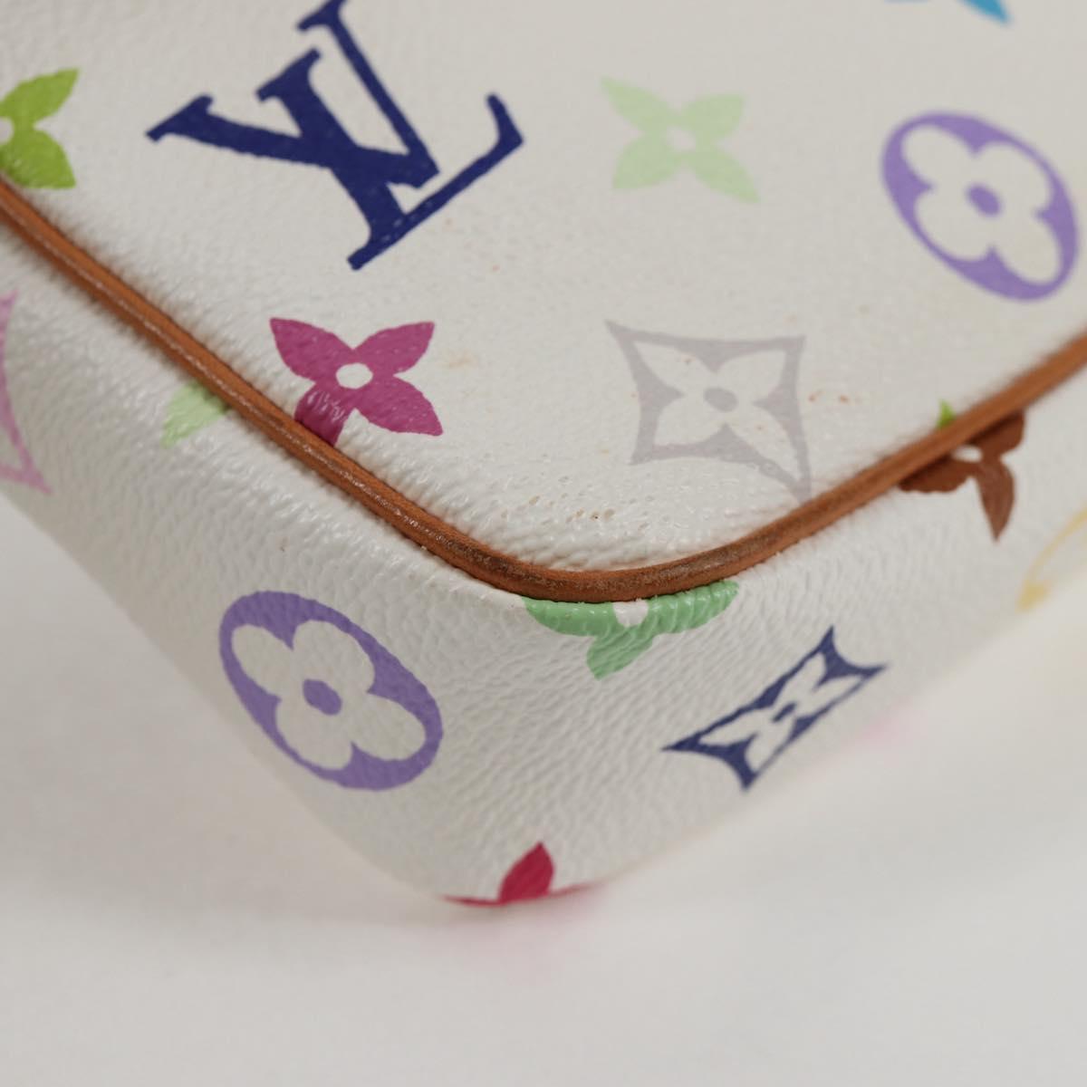 Louis Vuitton Multicolor Pochette Accessoires Pouch White M92649
