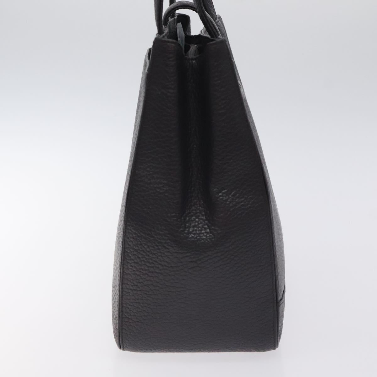 Saint Laurent Tote Bag Leather Purple Silver