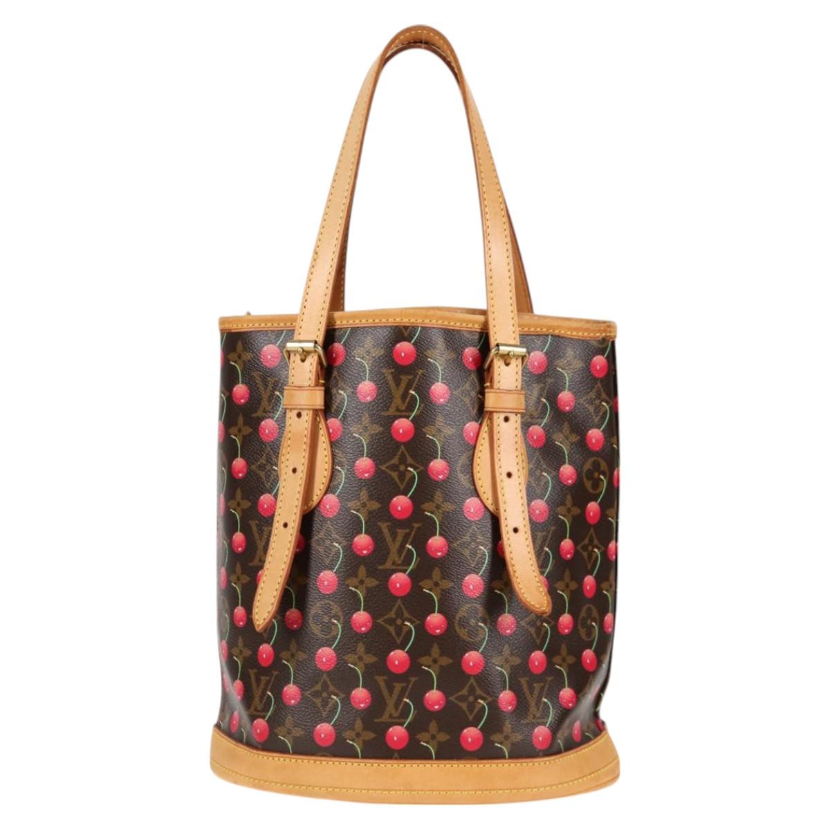 Louis Vuitton Monogram Cherry Bucket Pm Shoulder Bag M95012 Lv