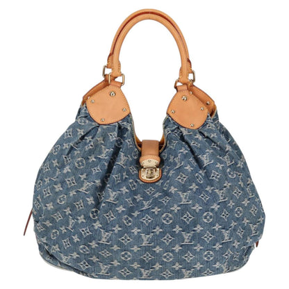 Louis Vuitton Monogram Denim Xl Hand Bag Blue M95515 Lv