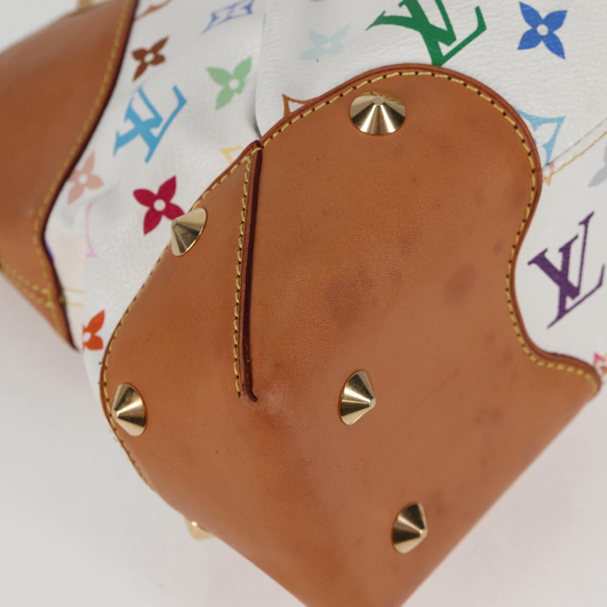 Louis Vuitton Monogram Multicolor Judy Mm Bag 2WAY White M40255 Lv