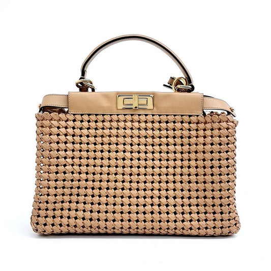 Fendi Interlace Peekaboo Medium (8bn290) (1140233)