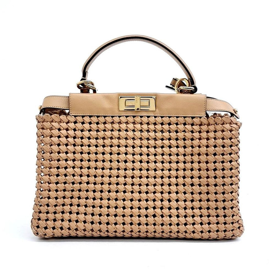 Fendi Interlace Peekaboo Medium (8bn290) (1140233)