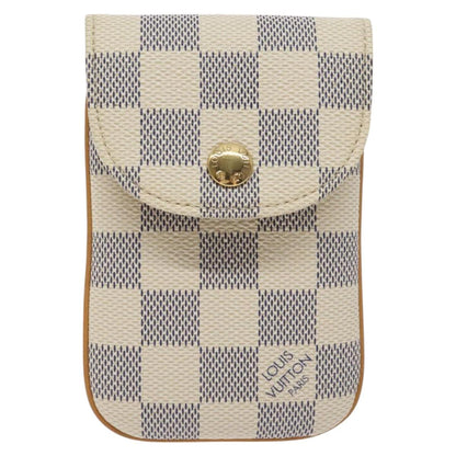 Louis Vuitton Damier Azur Etui Telephonne Mm Cell Phone Case N60026