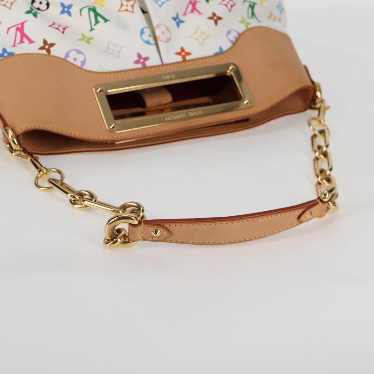Louis Vuitton Multicolor Judy Mm Hand Bag 2WAY White M40255
