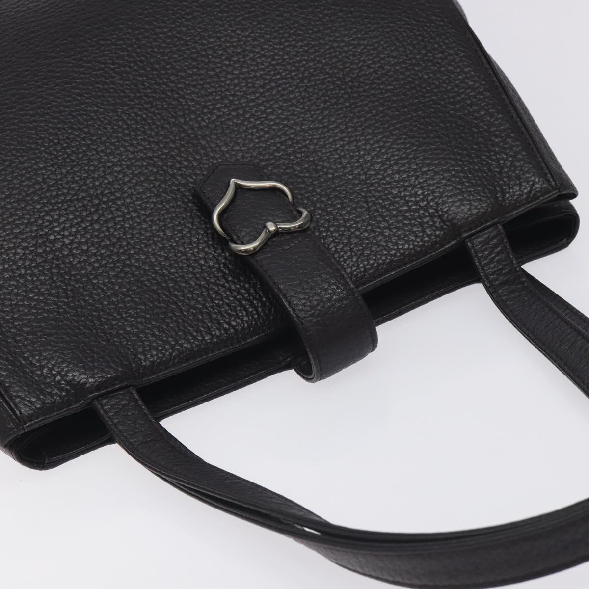 Saint Laurent Tote Bag Leather Purple Silver