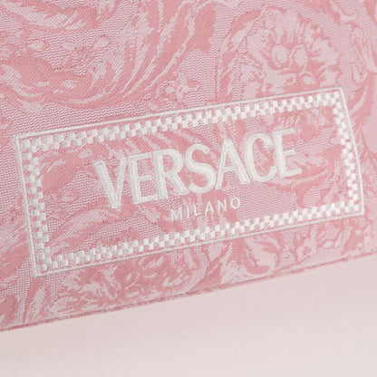Versace Athena Barocco Tote Bag Canvas 2WAY Pink