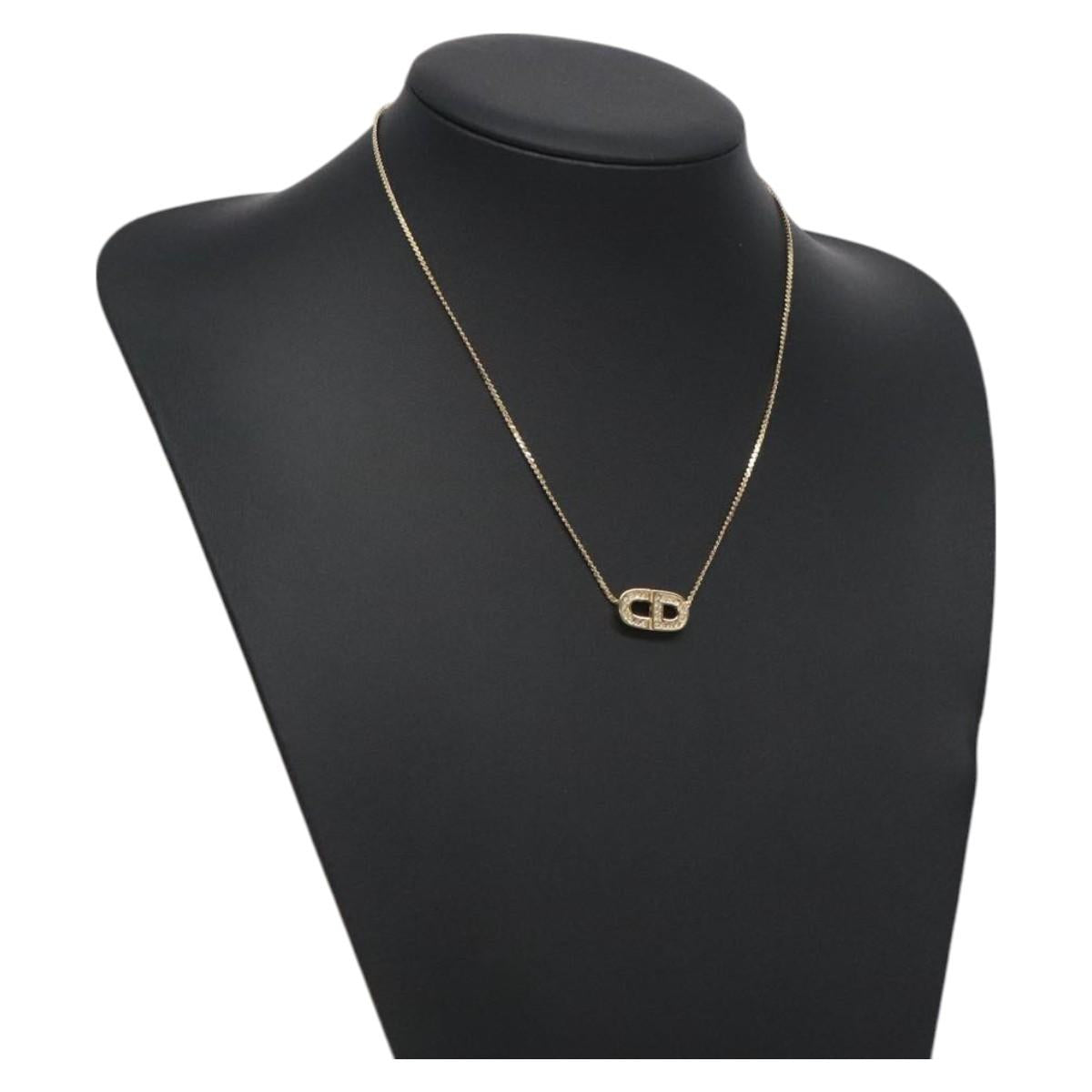 Christian Dior Necklace Metal Gold