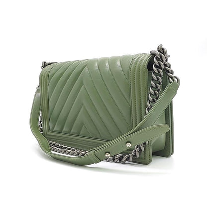Chanel Chevron Boy Bag New Medium (8524603)