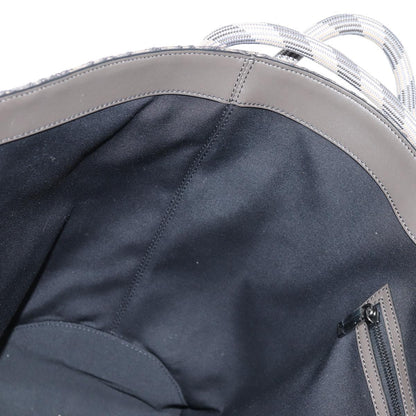 Christian Dior Tote Bag Trotter Canvas Gray Silver