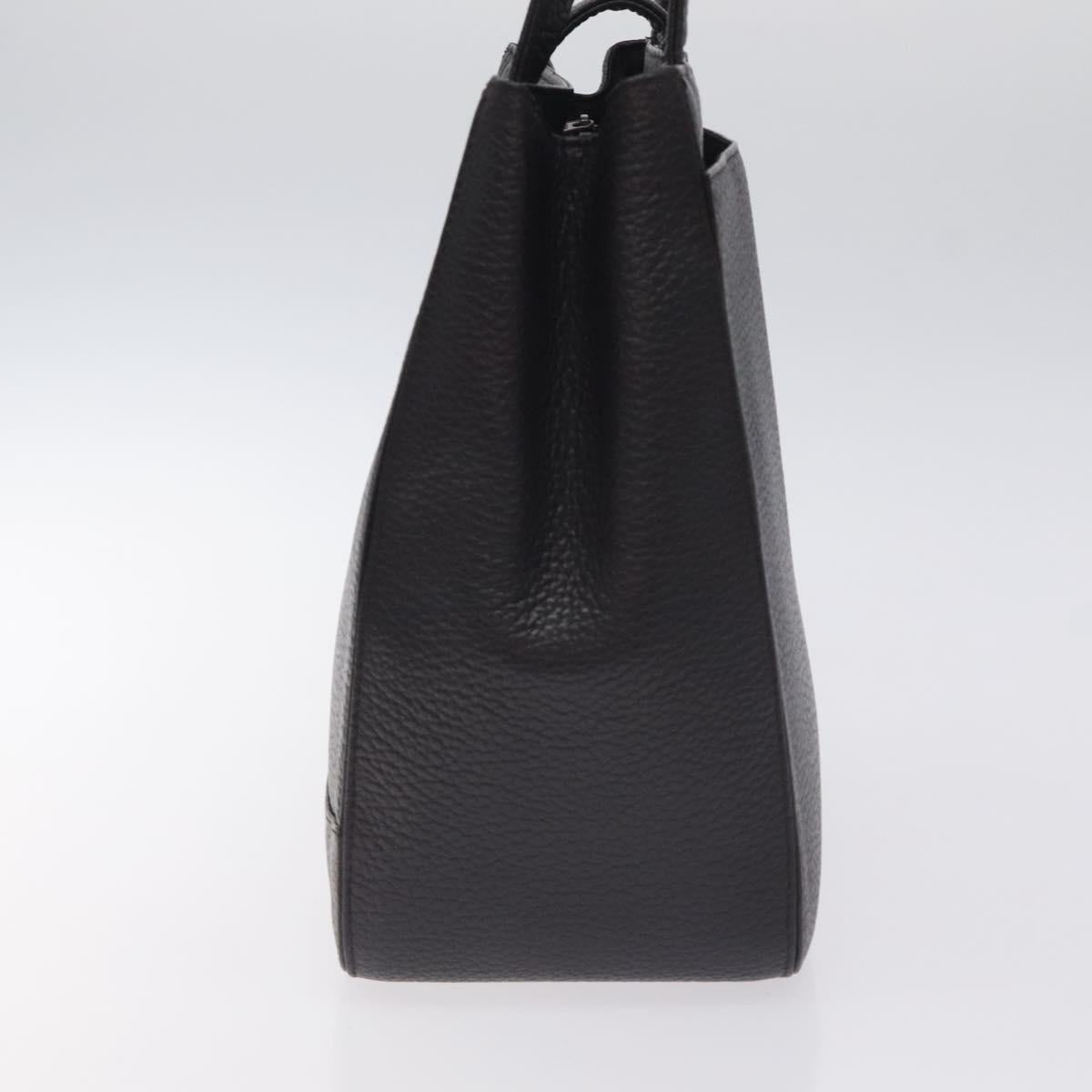 Saint Laurent Tote Bag Leather Purple Silver