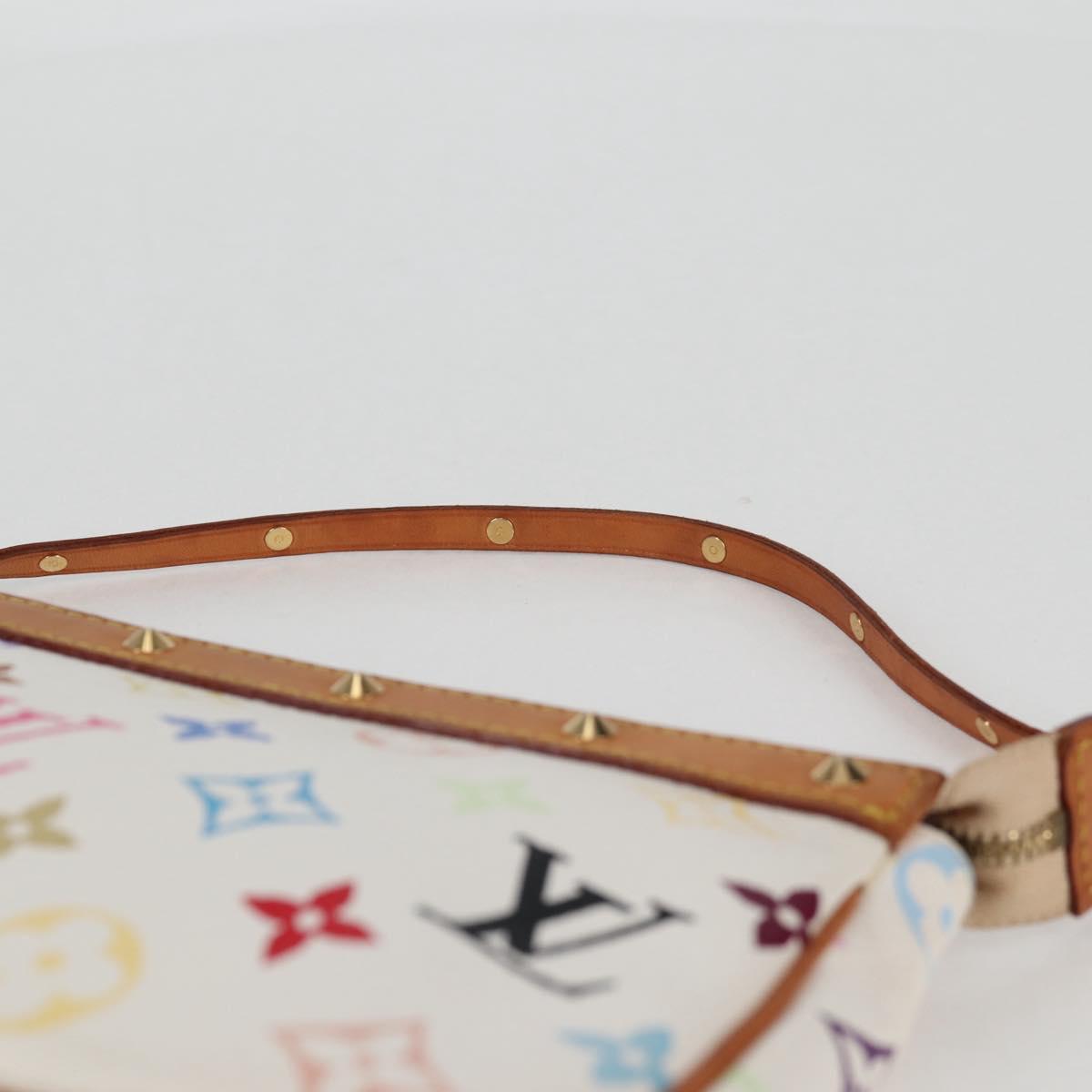 Louis Vuitton Multicolor Pochette Accessoires Pouch White M92649 Lv