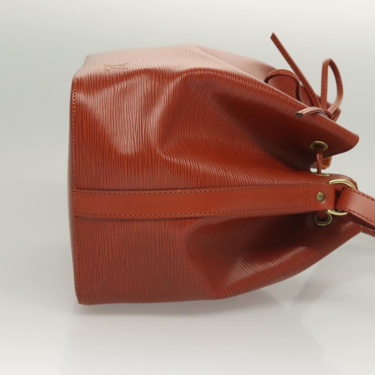 Louis Vuitton Epi Petit Noe Shoulder Bag Brown M44103 Lv