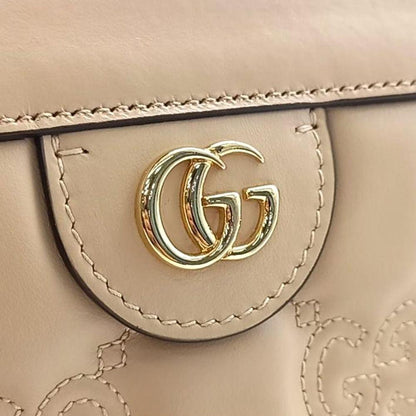 Gucci Gg Matelassé Leather Small Shoulder Bag (702200) (7547344)