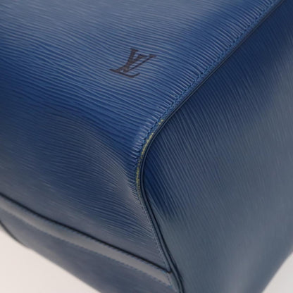 Louis Vuitton Epi Keepall 50 Boston Bag Blue M42965 Lv
