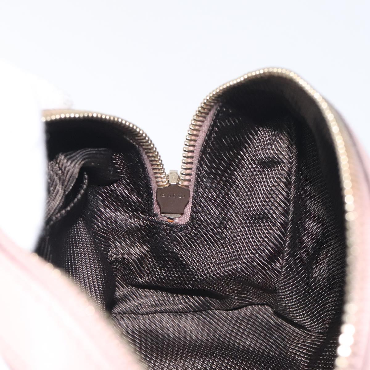 Gucci Gg Canvas Pouch Beige Gold 256636