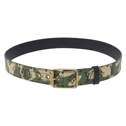 Louis Vuitton Monogram Camouflage Ceinture Belt Green M9646u Lv