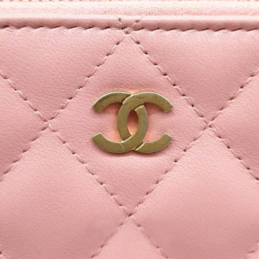 Chanel Lambskin Mini Chain Crossbody Bag (1276086)