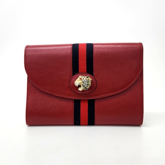 Gucci Rajah Tiger Head Clutch (576538) (10067009)