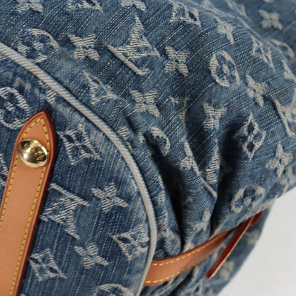 Louis Vuitton Monogram Denim Xl Hand Bag Blue M95515 Lv