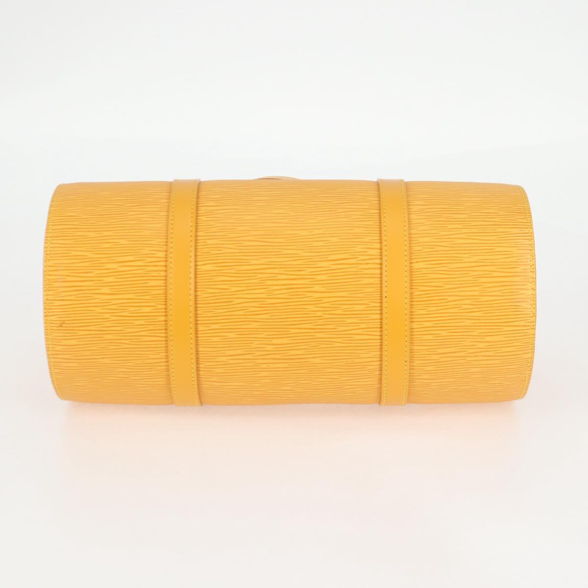 Louis Vuitton Epi Soufflot Hand Bag Yellow M52229 Lv