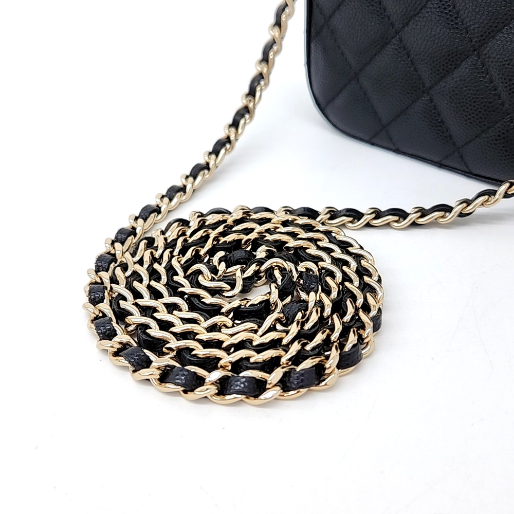 Chanel Caviar Classic Chain Mini Bag Ap2475 (10021228)