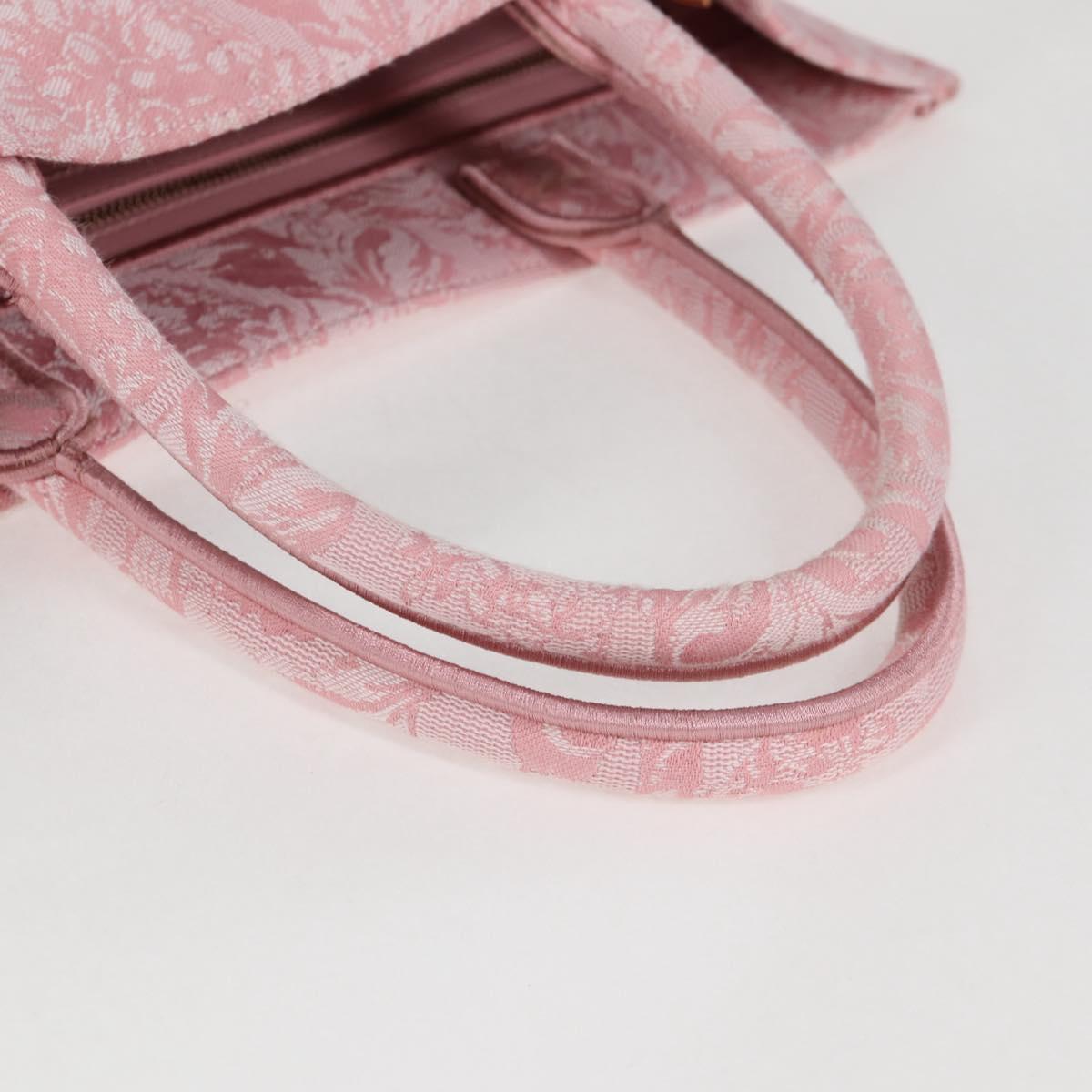 Versace Athena Barocco Tote Bag Canvas 2WAY Pink