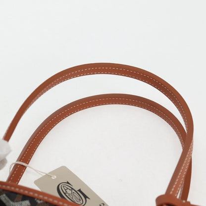 Goyard Herringbone Saint Louis Gm Tote Bag Pvc Black
