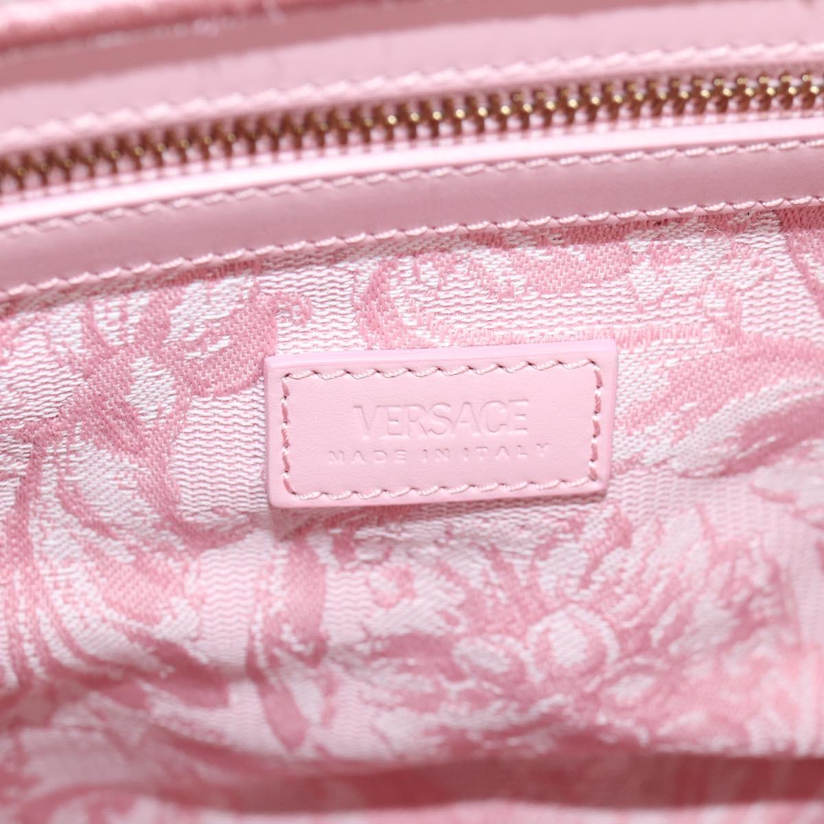 Versace Athena Barocco Tote Bag Canvas 2WAY Pink