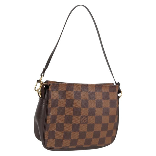 Louis Vuitton Damier Ebene Trousse Makeup Pouch N51982 Lv