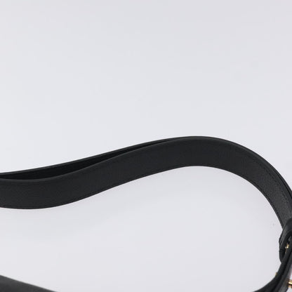 Versace Shoulder Bag Leather Black Gold