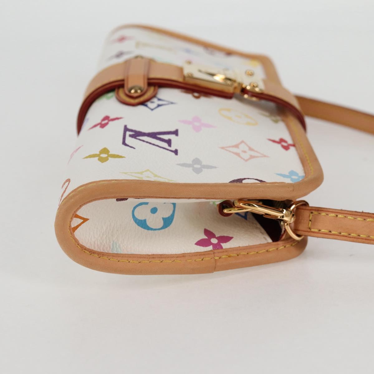 Louis Vuitton Multicolor Shirley Shoulder Bag White M40049 Lv