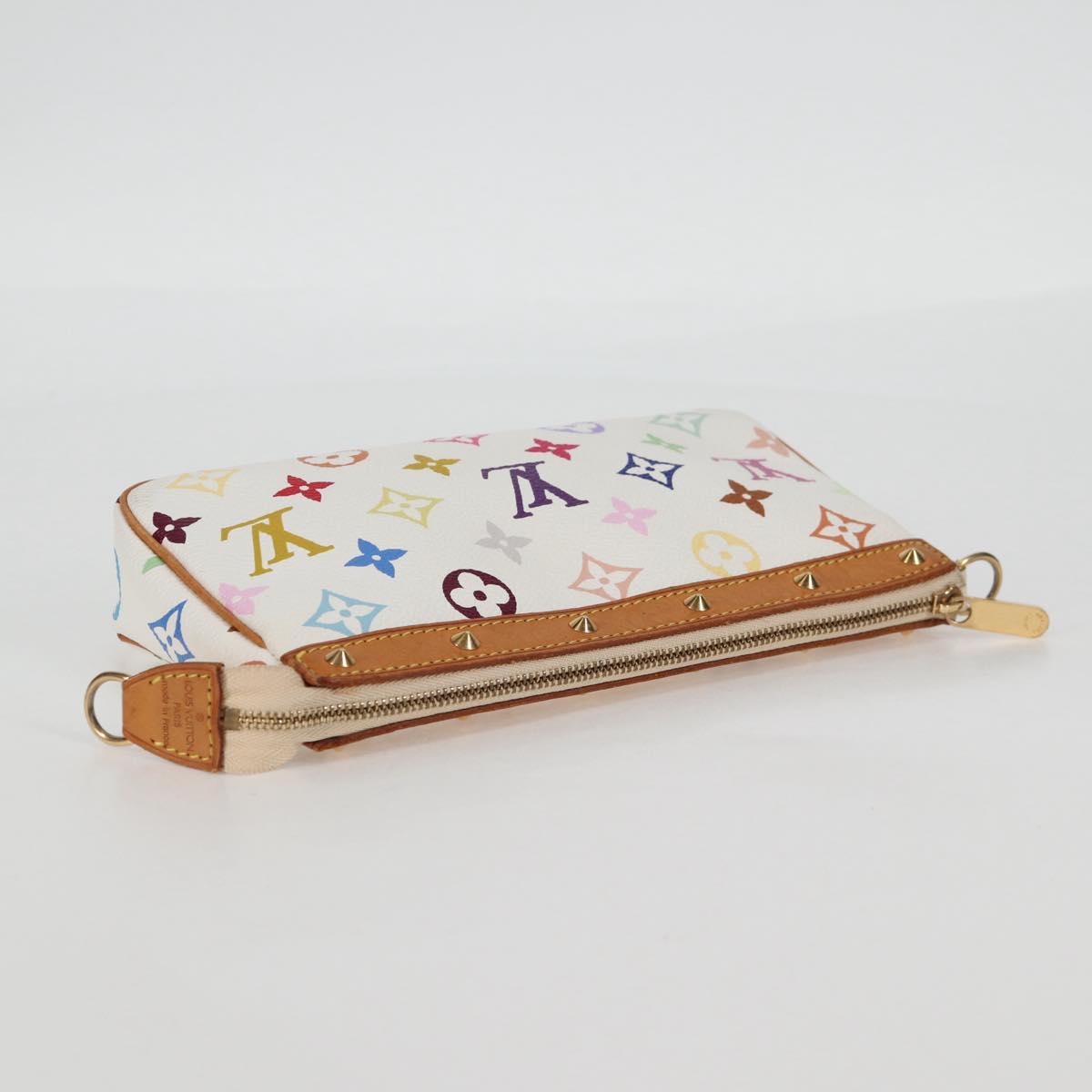Louis Vuitton Multicolor Pochette Accessoires Pouch White M92649 Lv