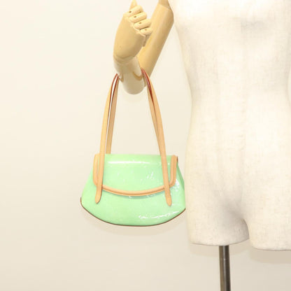 Louis Vuitton Vernis Biscayne Bay Pm Shoulder Bag Peppermint M91289
