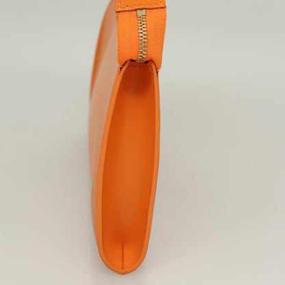 Louis Vuitton Epi Pochette Accessoires Pouch Orange Mandarin M5294h