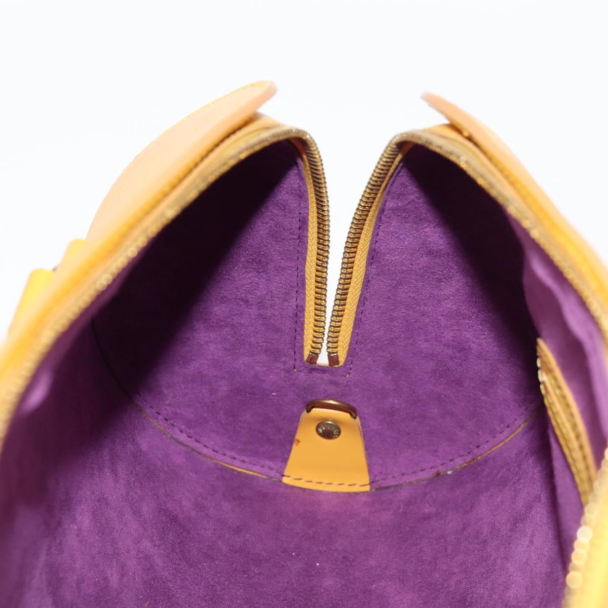 Louis Vuitton Epi Soufflot Hand Bag Yellow M52229 Lv