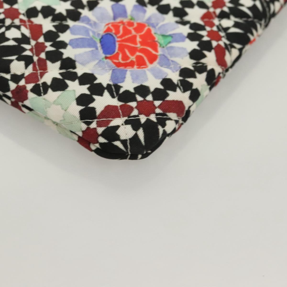 Chanel Matelasse Coco Mark Pouch Nylon Multicolor Cc