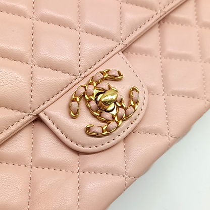 Chanel Lambskin Top Handle Small Flap Bag As4530 (10016046)