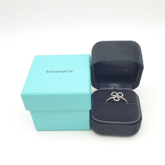 Tiffany & Co. Diamond Open Paper Flower Ring (3713106)