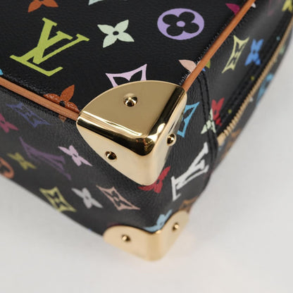 Louis Vuitton Monogram Multicolor Trouville Hand Bag Black M92662