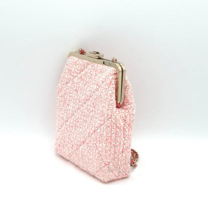 Chanel Tweed Phone Holder Chain Crossbody Bag (3912242)